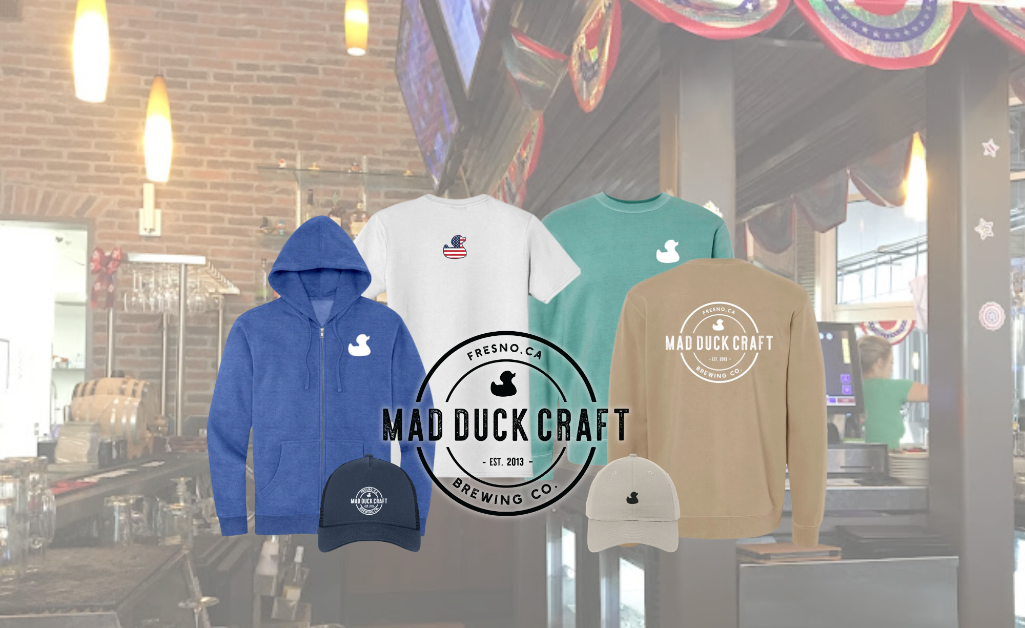 Mad Duck Craft Brewing Co Bartoptees