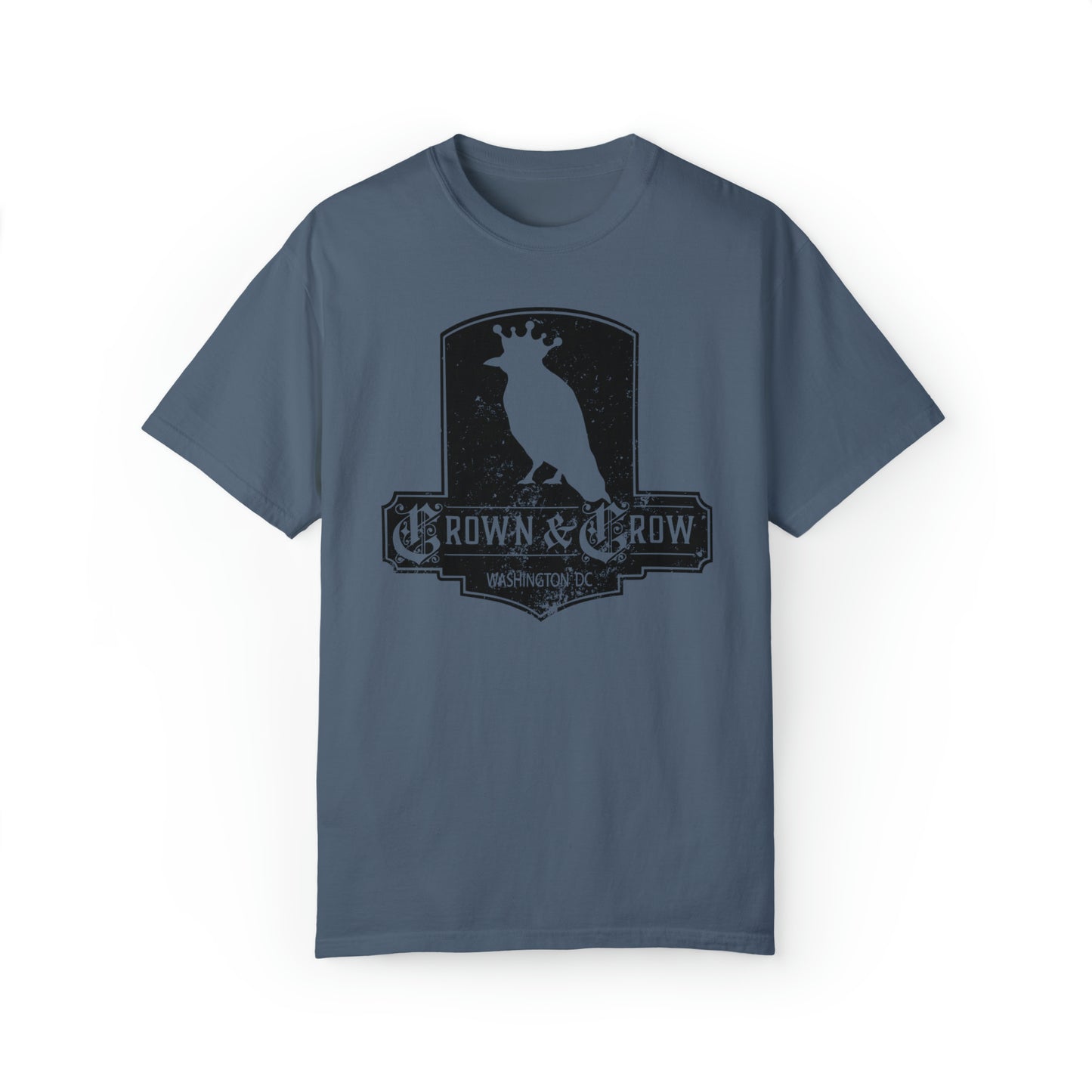 Crown & Crow Unisex Garment-Dyed T-shirt