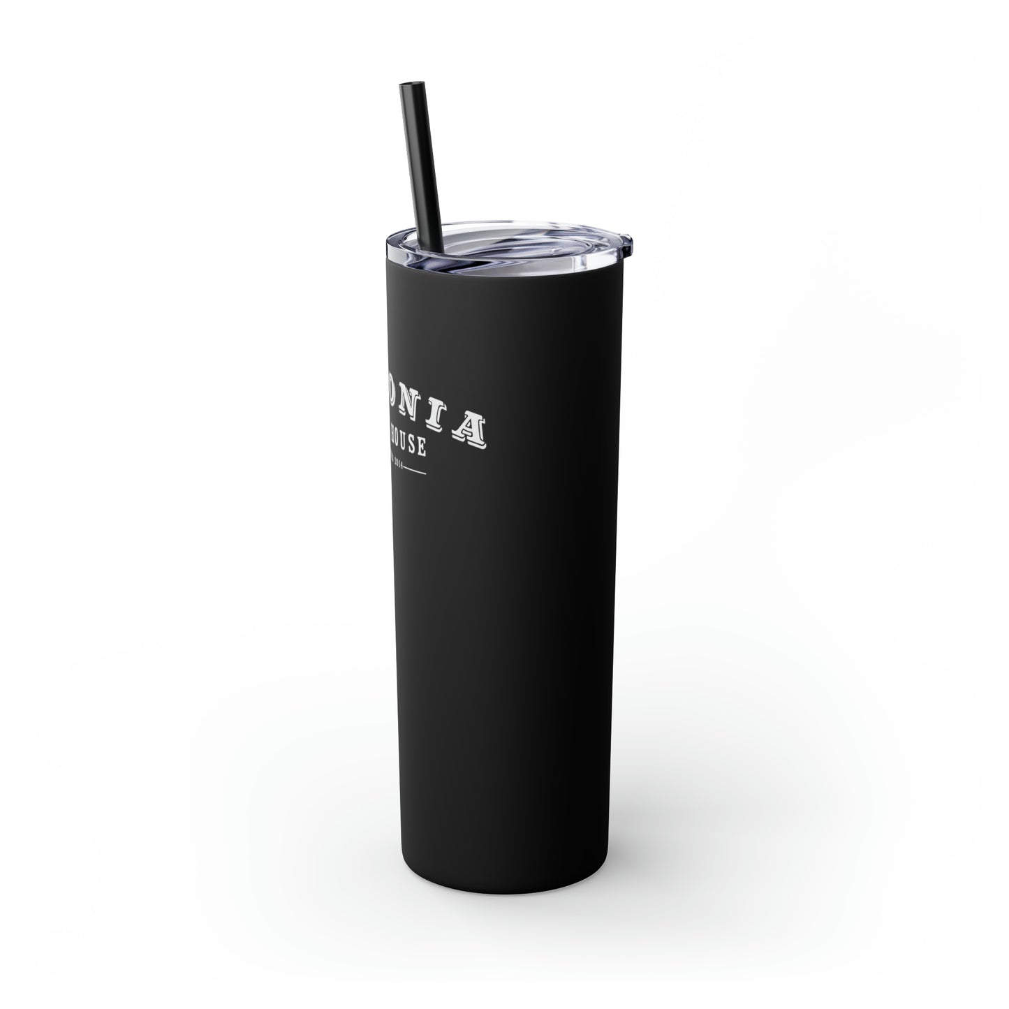 Bostonia Skinny Tumbler with Straw, 20oz