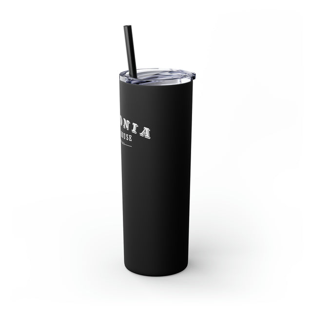 Bostonia Skinny Tumbler with Straw, 20oz