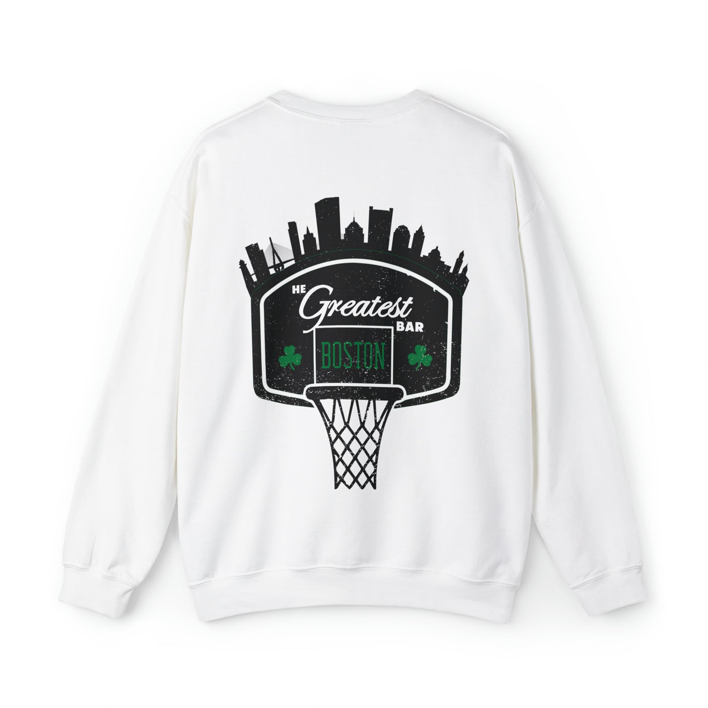 The Greatest Bar Crewneck Sweatshirt - Boston Basketball