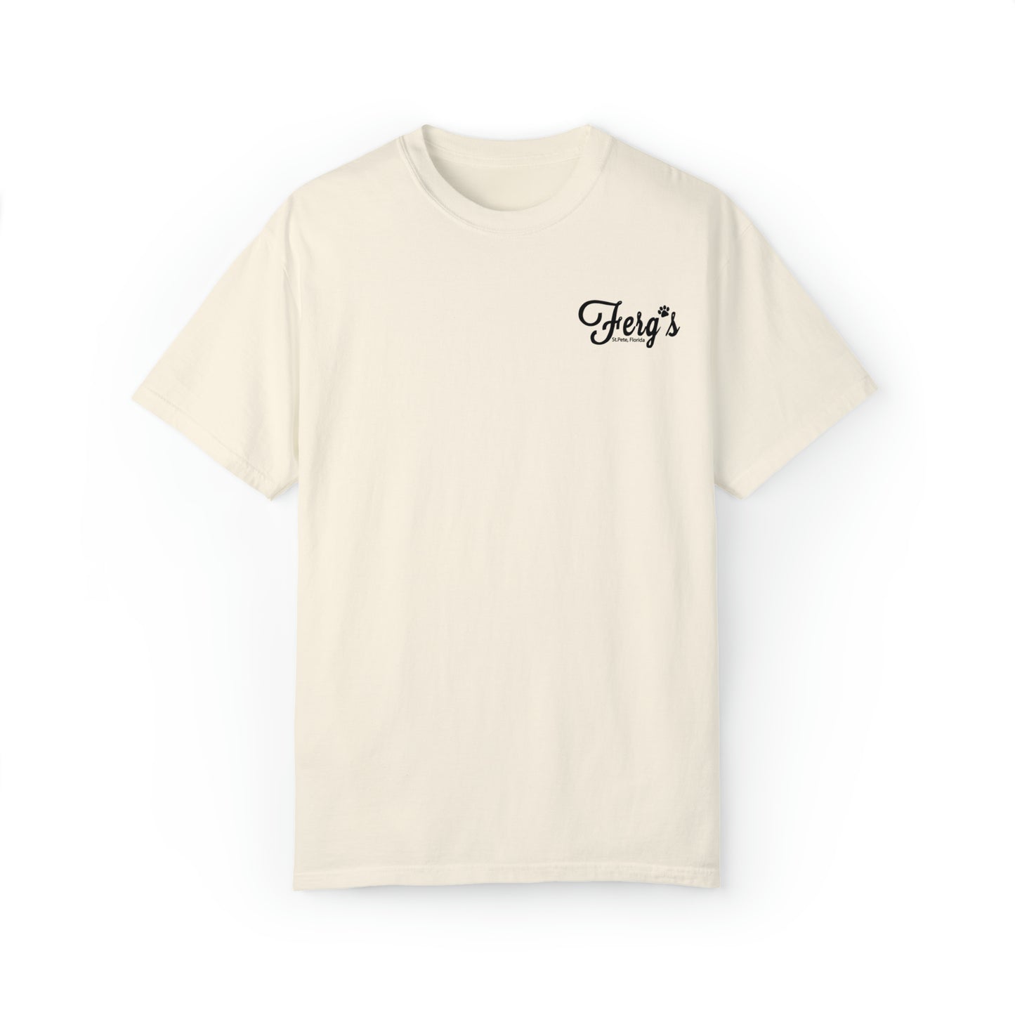 Ferg's Dog Park - Unisex Garment-Dyed T-shirt