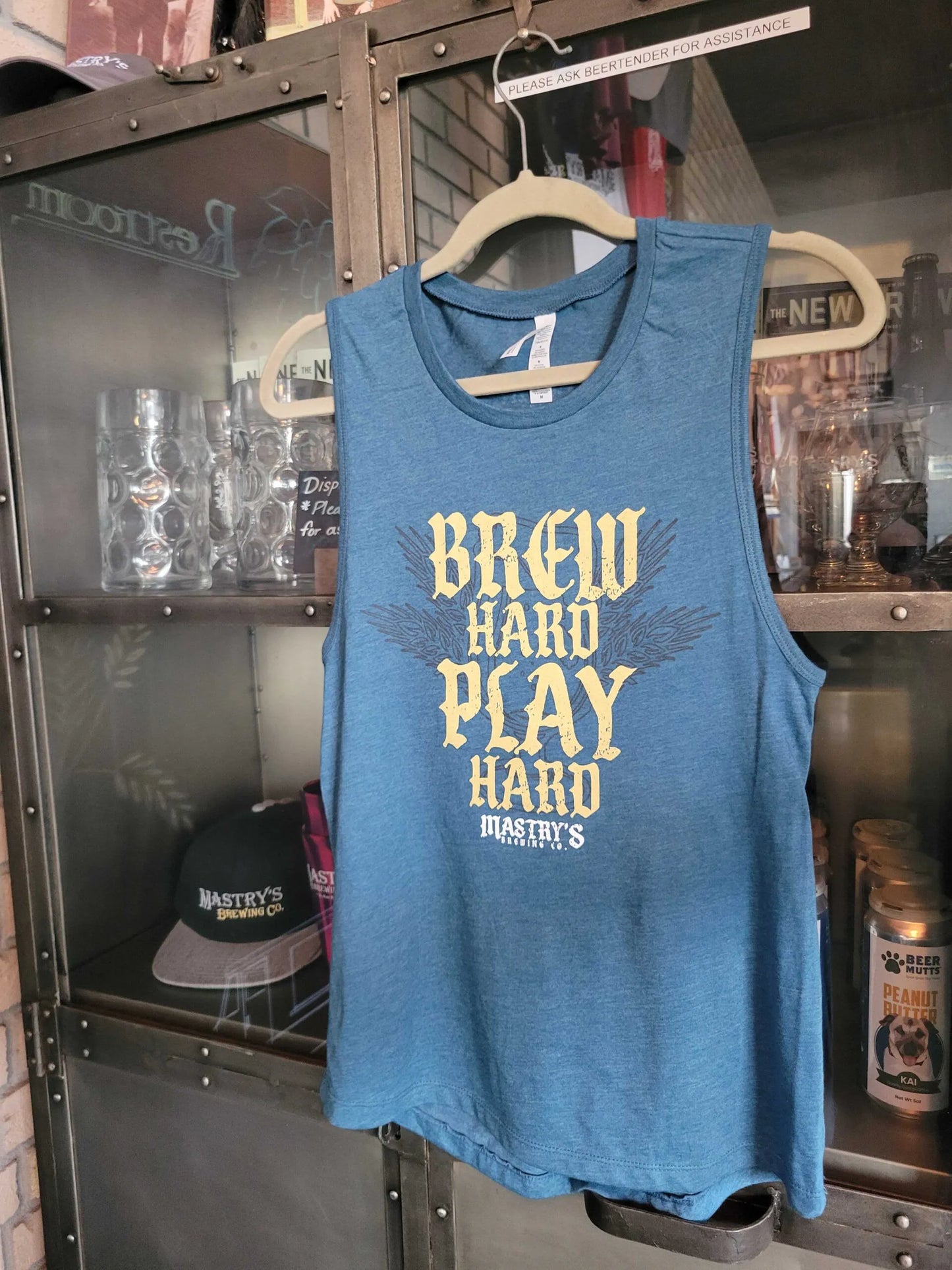 Women's Brew Hard Play Hard Tank