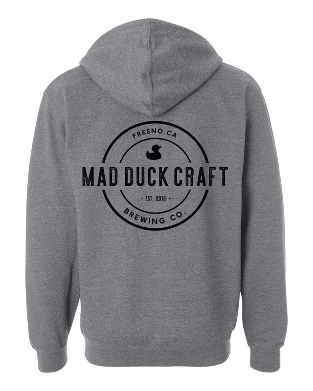 Mad Duck Midweight Full-Zip Hooded Sweatshirt