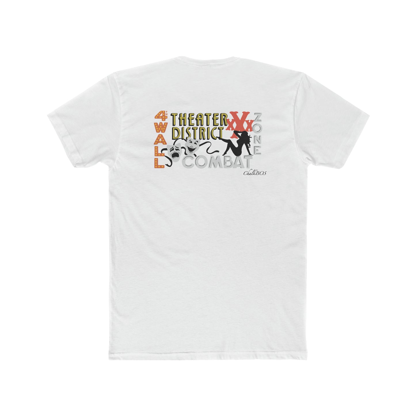4th Wall Theater District Mens Cotton Crew Tee