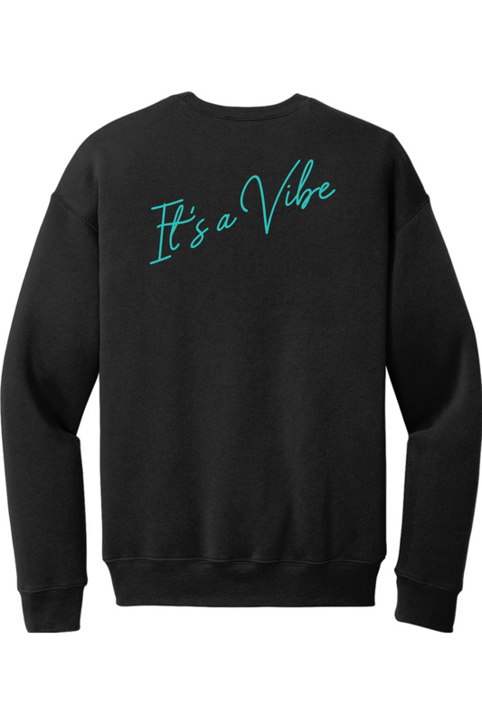 Velvet Vine Teal Logo Sponge Fleece Crewneck Sweatshirt - Men's