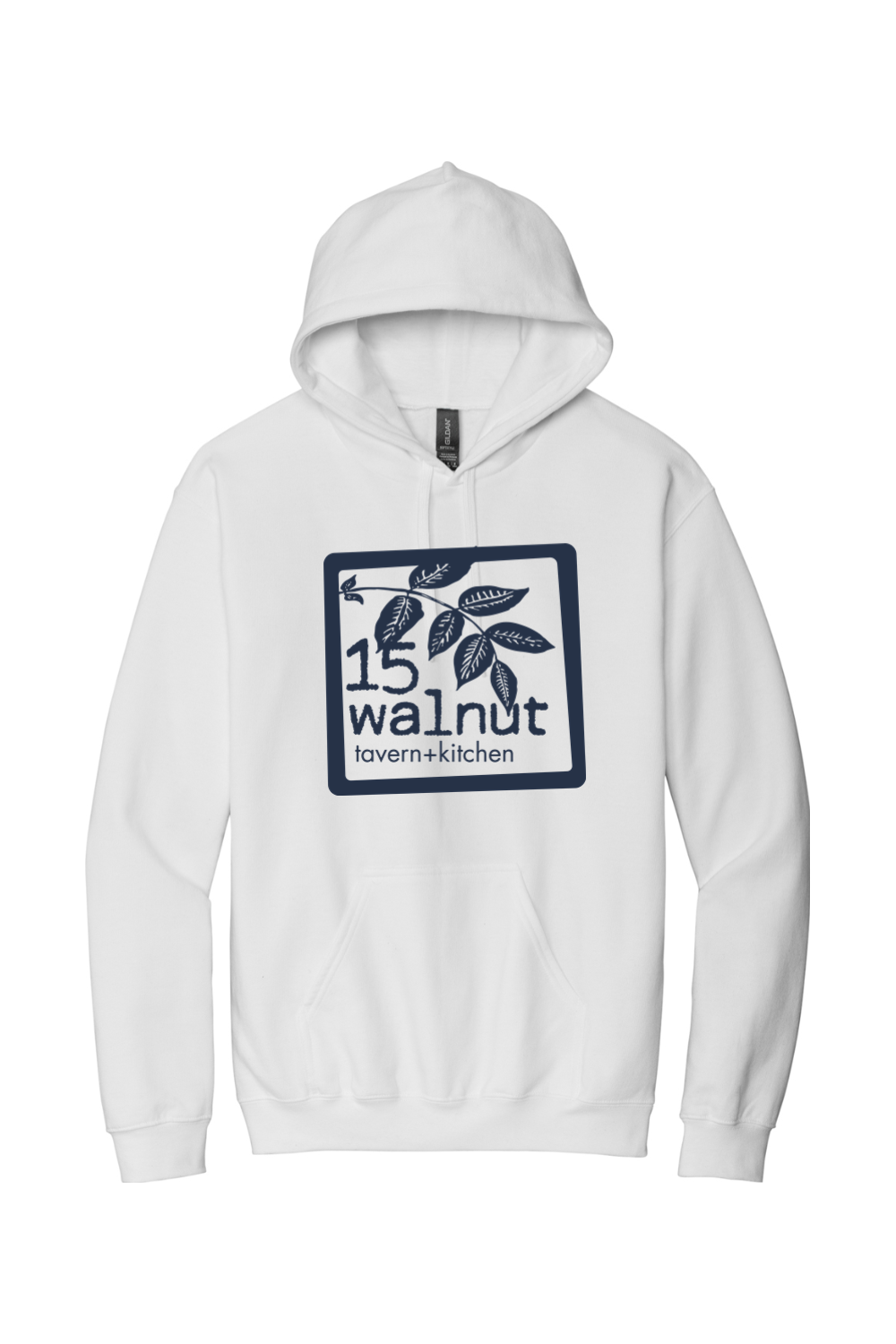 15 Walnut Large Logo Standard Hoodie - Mens
