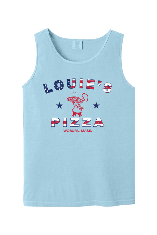 Louie's Pizza USA Comfort Colors Cotton Tank - Men's