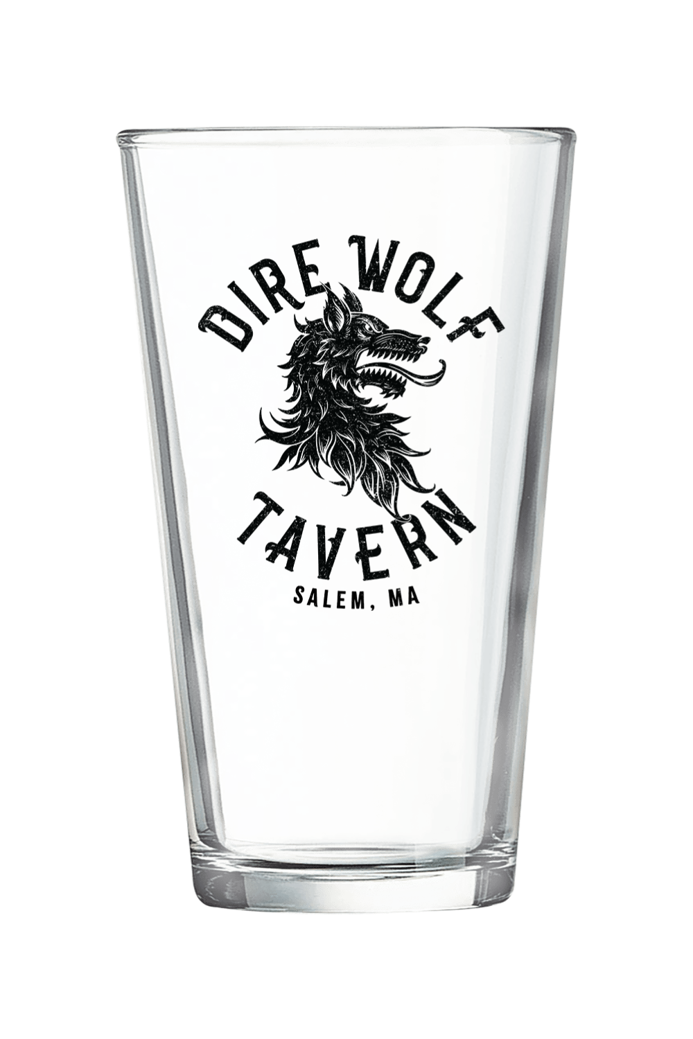 Dire Wolf Tavern 16 oz. Pint Glass