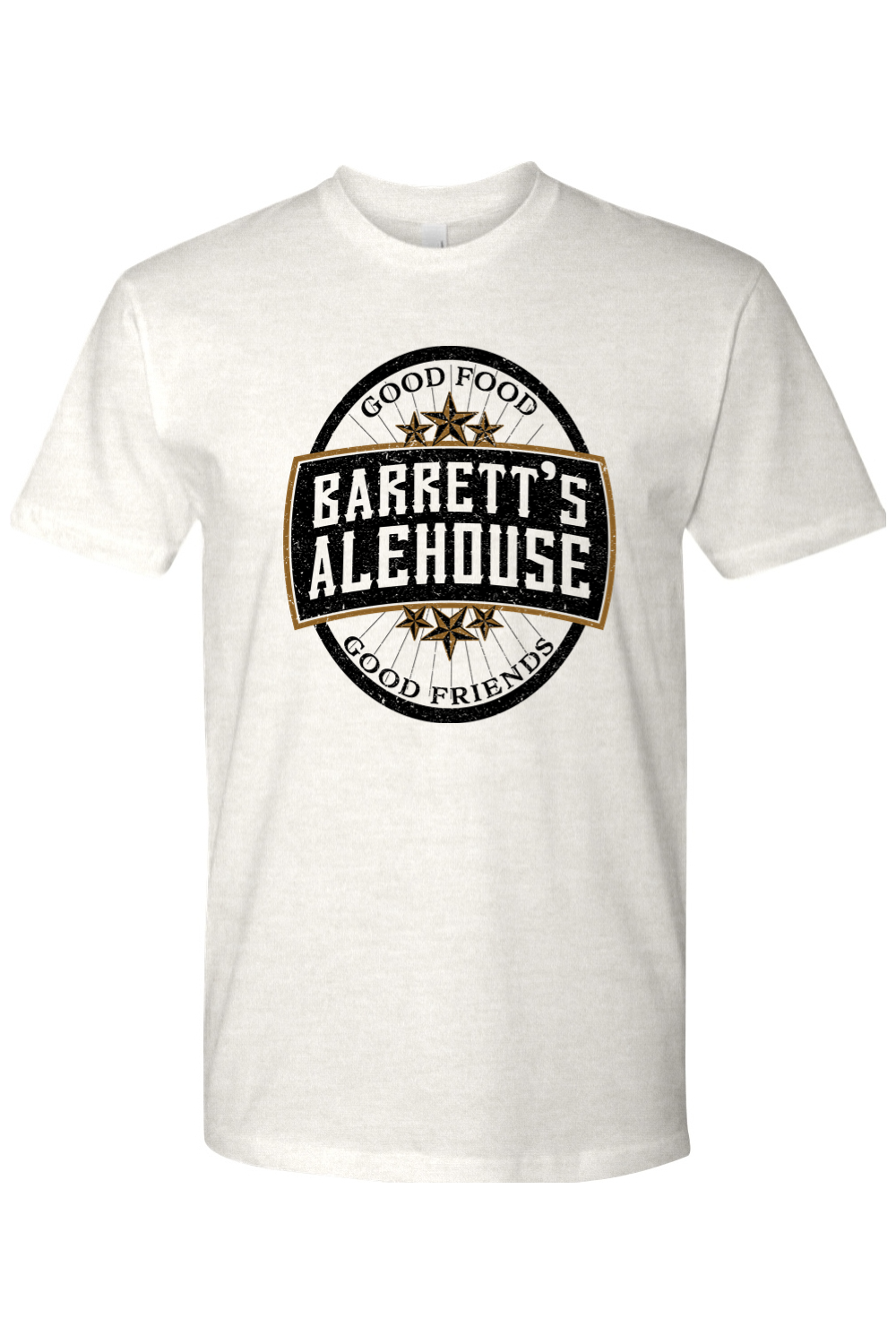 Barrett's Alehouse Throwback Logo Cotton T-Shirt - Mens