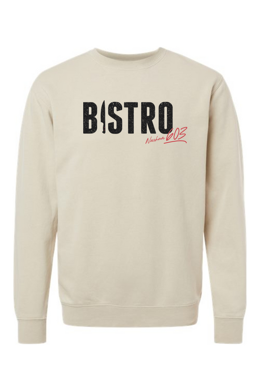 Bistro 603 Script Pigment-Dyed Crewneck Sweatshirt - Men's