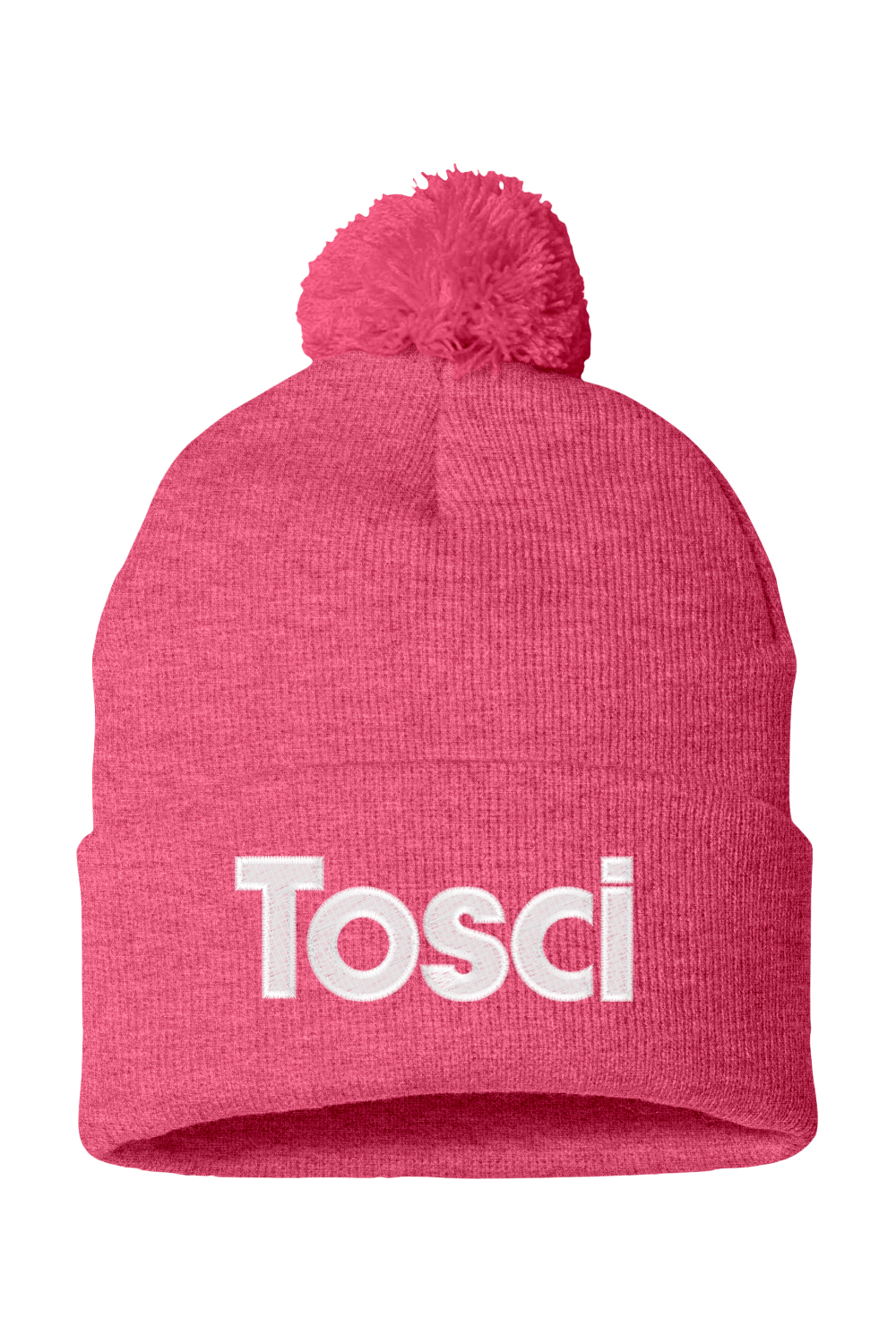 Toscinini's "Tosci" Pom-Pom 12" Knit Beanie