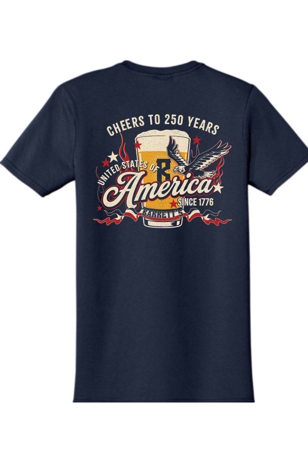 Barrett's Alehouse Cheers to 250 Years Cotton T-Shirt - Men's