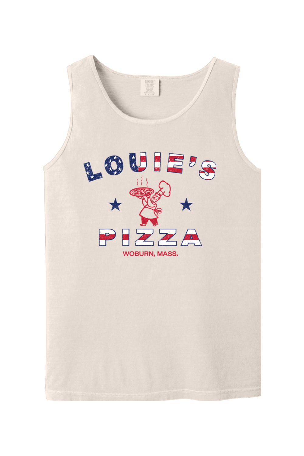 Louie's Pizza USA Comfort Colors Cotton Tank - Men's