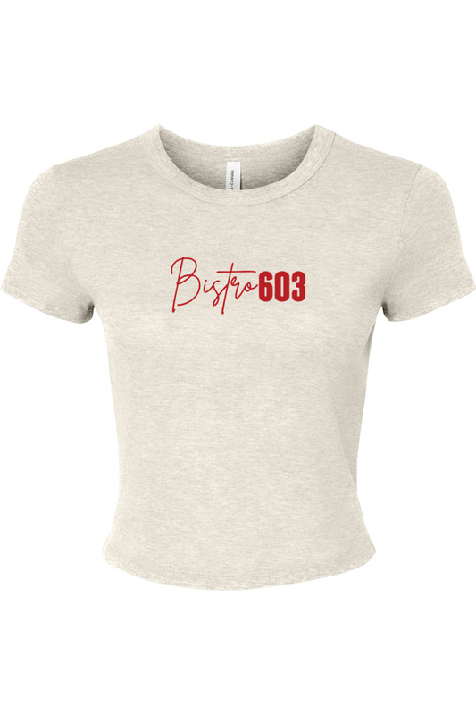 Bistro603 Micro Rib Baby Tee - Women's