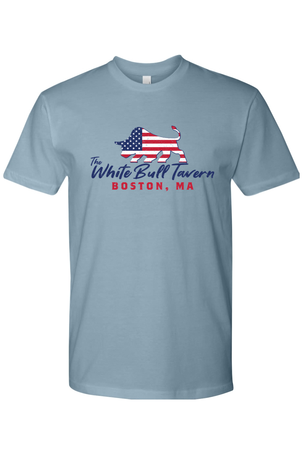 White Bull Tavern USA Cotton T-Shirt - Men's