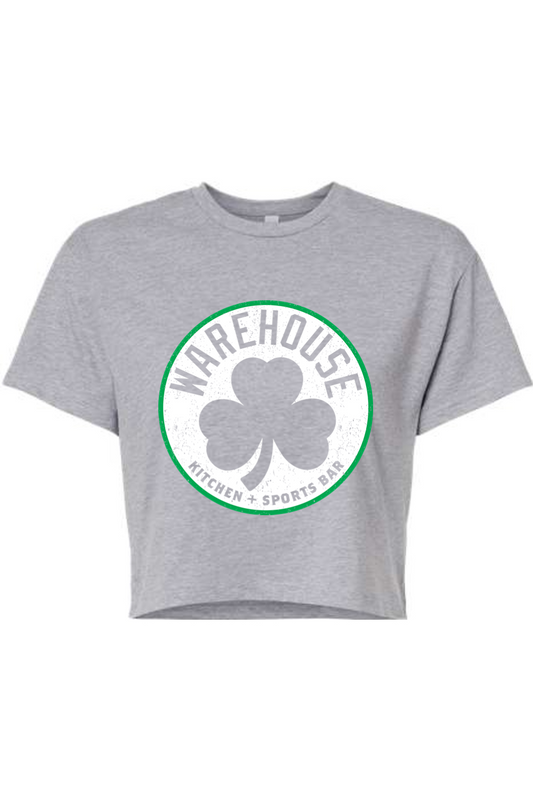 Warehouse Kitchen + Sports Bar Boston Clover Cropped T-Shirt - Women's