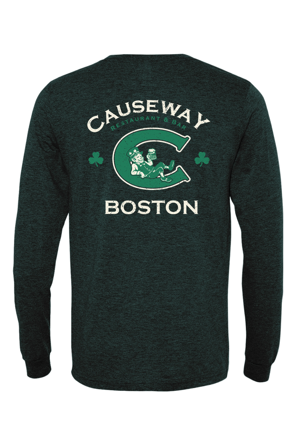 Causeway Boston Leprechaun Triblend Long Sleeve T-Shirt