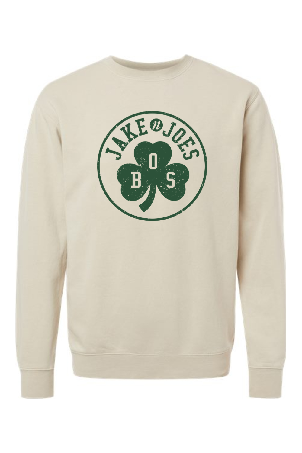 Jake n JOES Boston Irish Pigment-Dyed Crewneck Sweatshirt - Mens