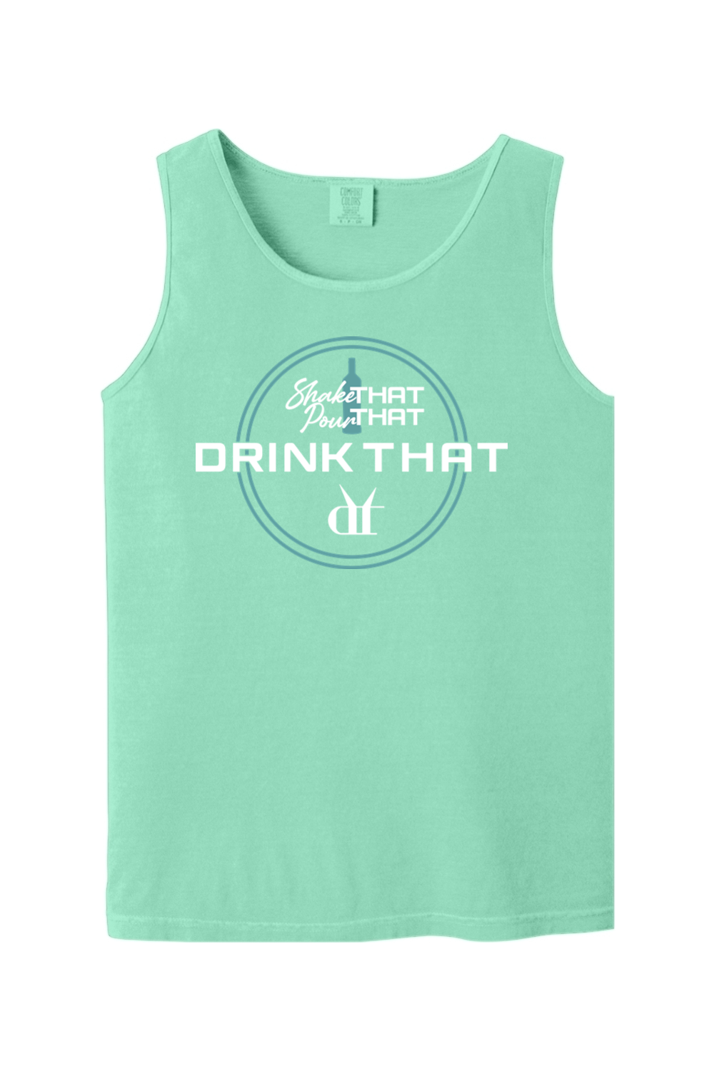 Drink That "Shake That, Poor That" Comfort Colors Tank Top - Mens