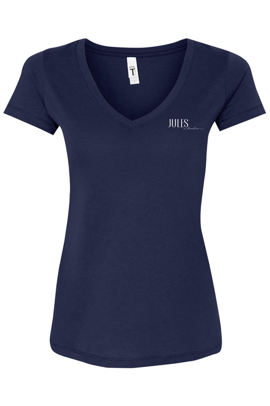 Jules on Devonshire Women's V-neck T-Shirt