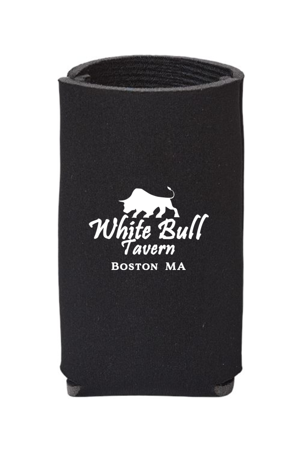 White Bull Can Cooler - Slim