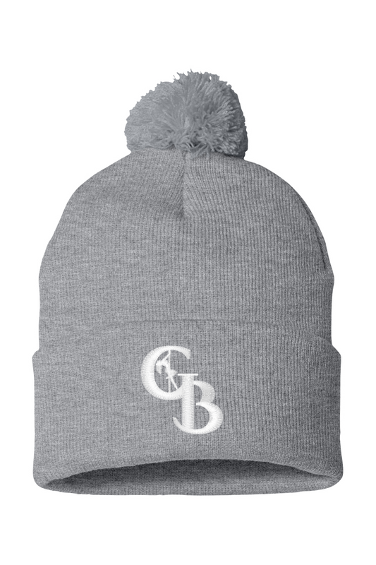 Golden Banana Pom-Pom 12" Knit Beanie