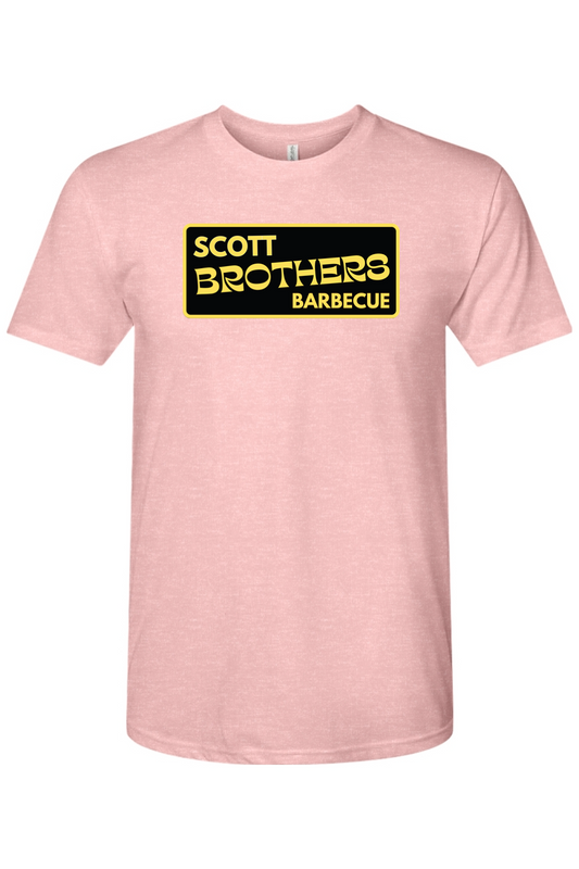 Scott Brothers Barbecue Black N' Gold Logo Triblend T-Shirt - Unisex