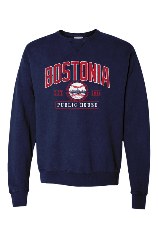 Bostonia Public House Baseball Garment-Dyed Hoodie - Men's