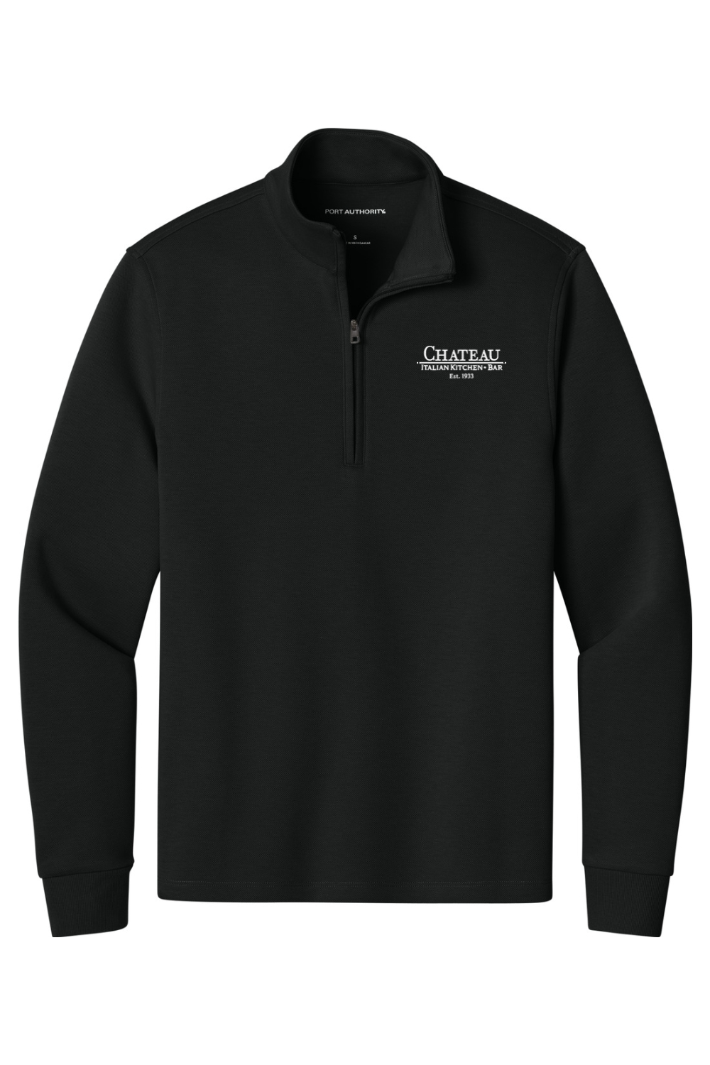 Chateau Embroidered Logo Double Pique 1/4-Zip