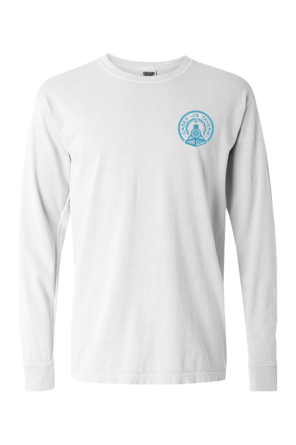 Casey J's Simple Logo Comfort Colors Long Sleeve T-Shirt - Mens