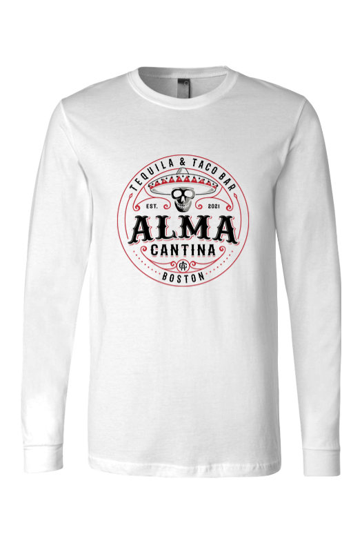 Alma Cantina Long Sleeve Mens Graphic T-Shirt
