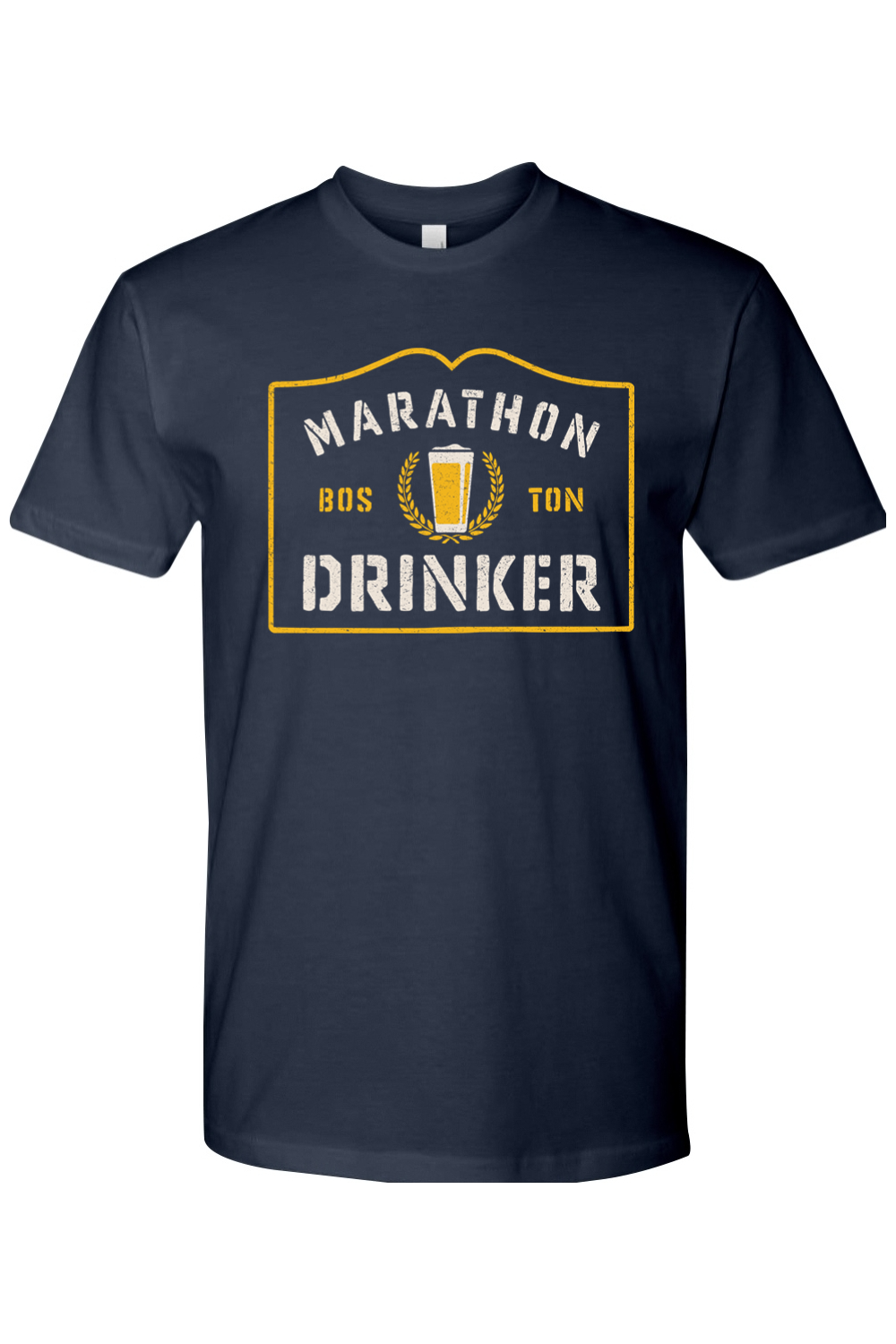 Marathon Drinker Boston Cotton T-Shirt - Men's