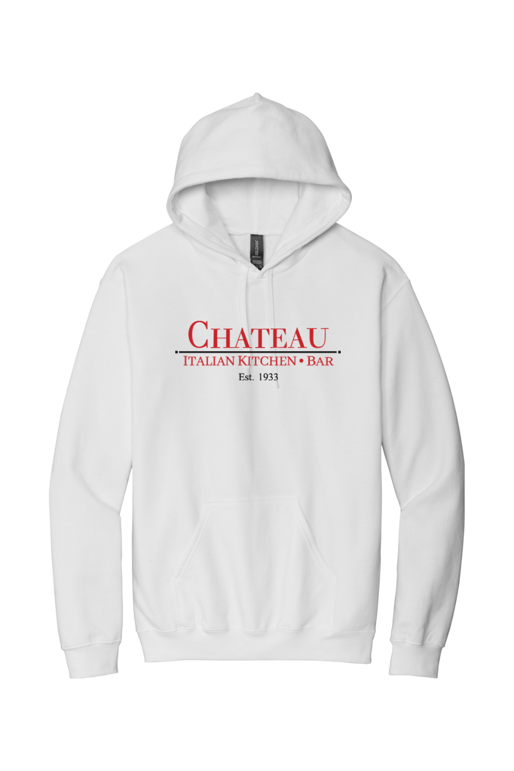 Chateau Italian Kitchen & Bar Large Logo Standard Hoodie - Mens