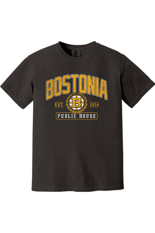 Bostonia Black & Gold Comfort Colors T-Shirt - Mens'