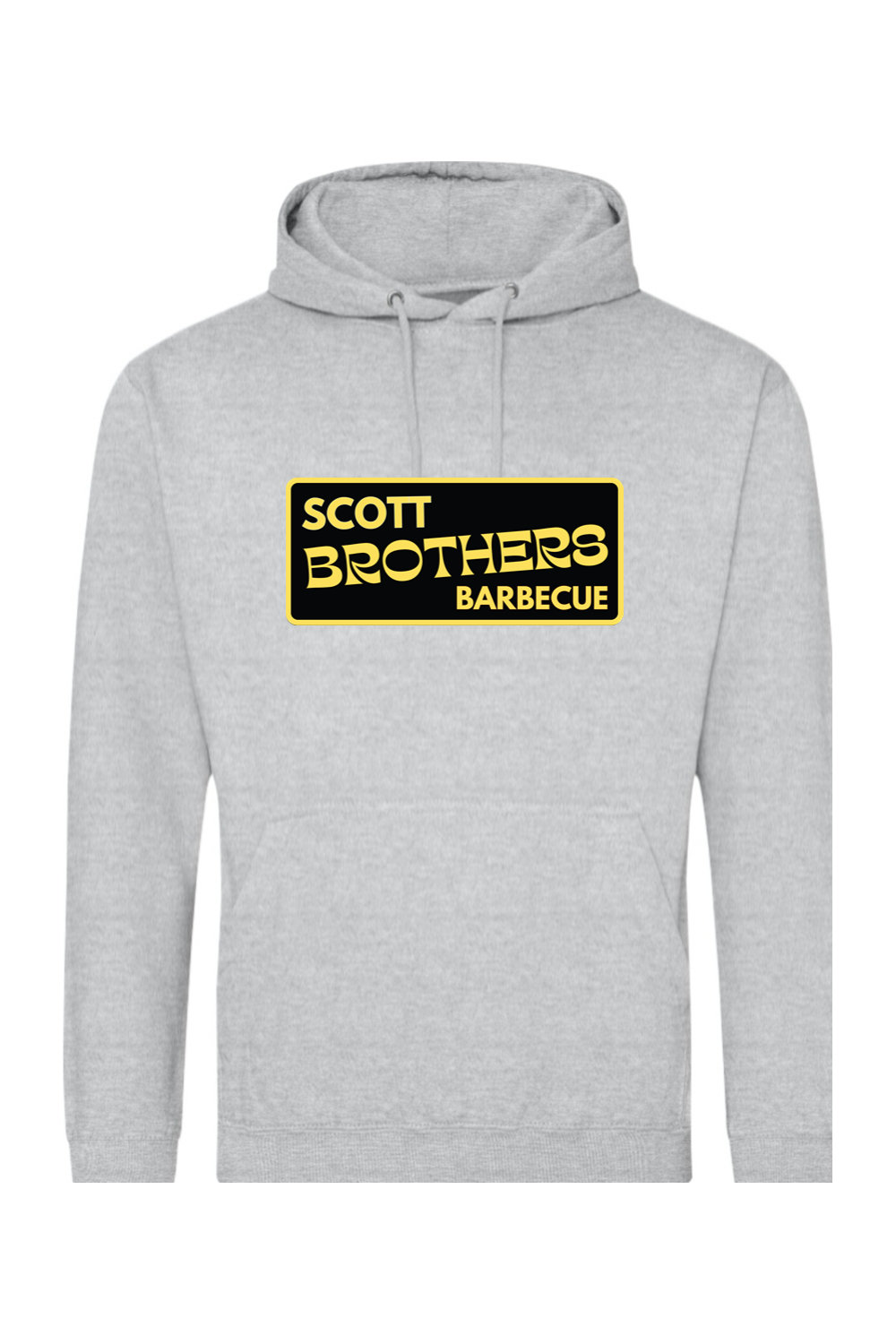 Scott Brothers Barbecue Black N' Yellow Logo Hoodie - Mens