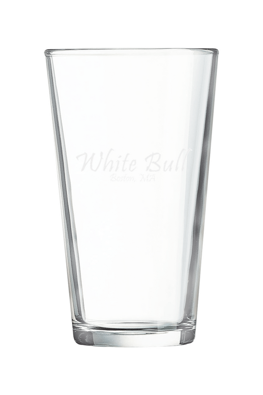 White Bull Boston 16 oz. Pint Mixing Glass