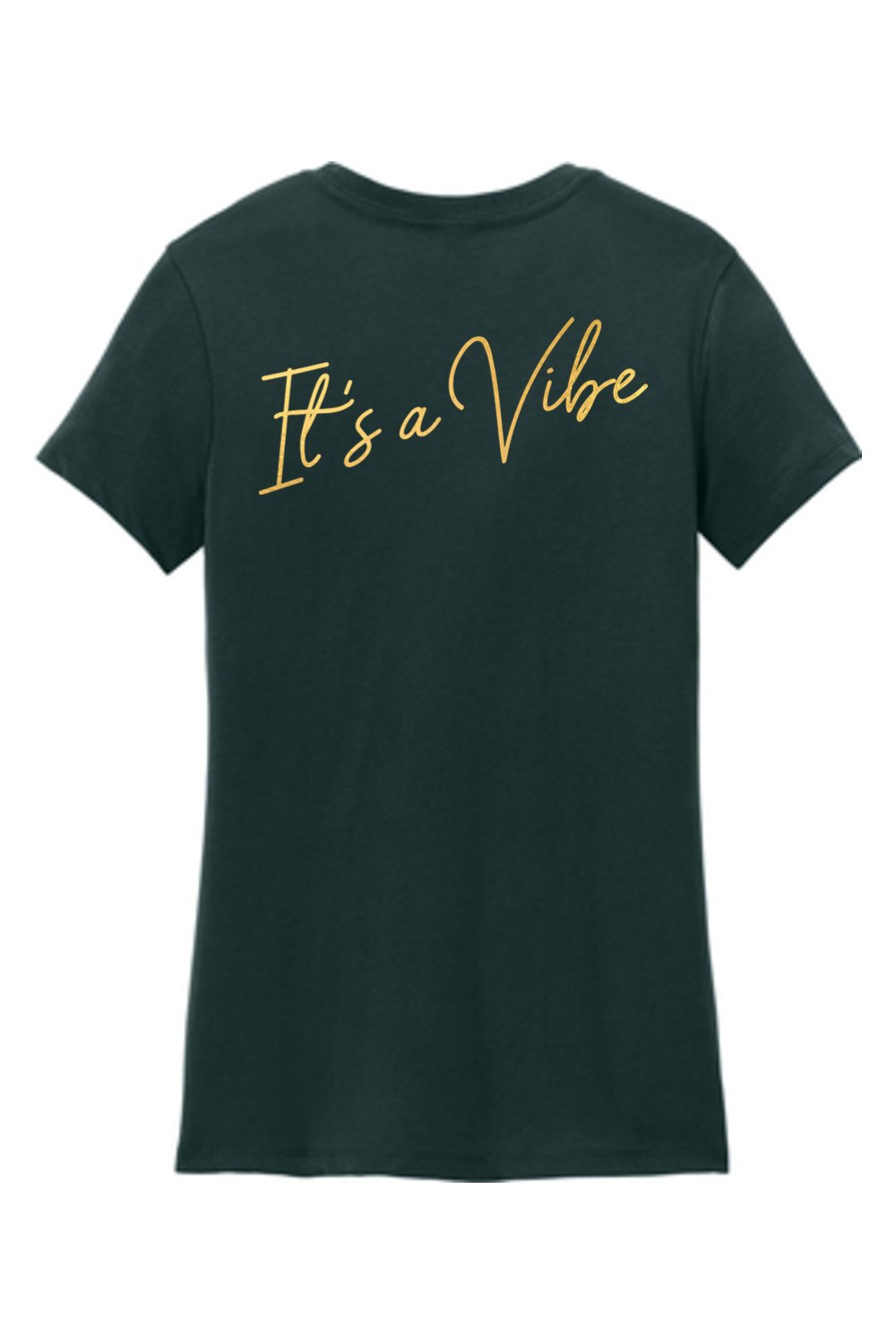 Velvet Vine Gold Its a Vibe Cotton T-Shirt - Women's