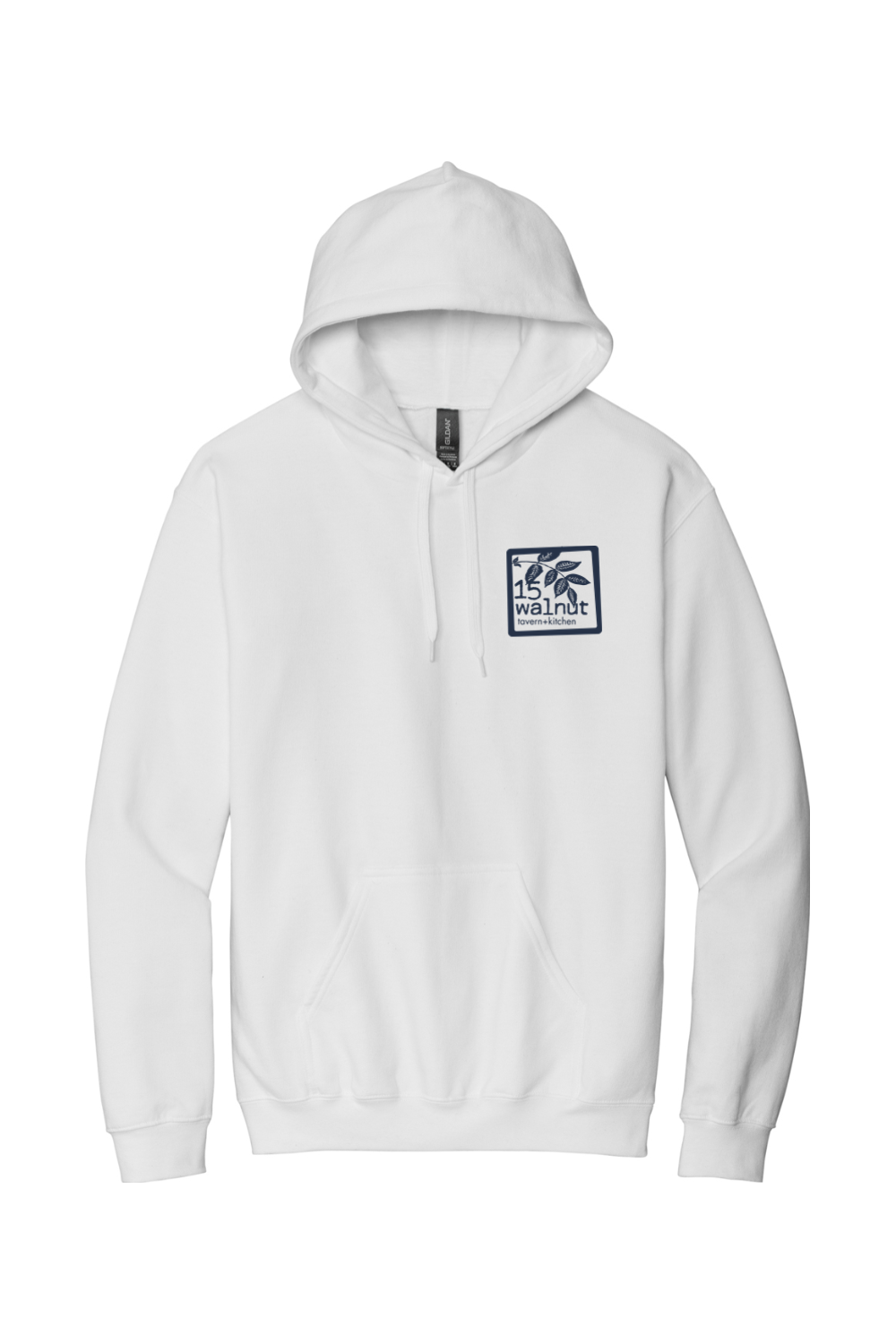 15 Walnut Small Logo Standard Hoodie - Mens