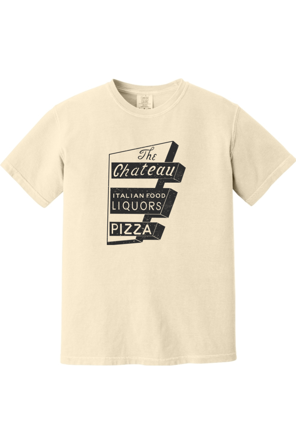 Chateau Throwback Sign Comfort Colors T-Shirt - Mens