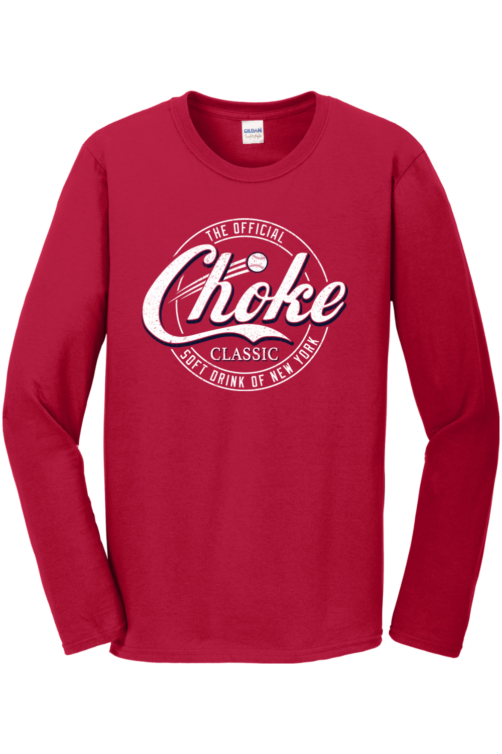 Choke Softstyle Mens Long Sleeve T-Shirt