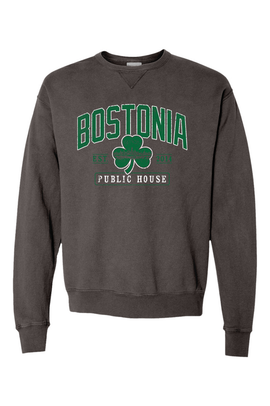Bostonia Clover Garment Dyed Crewneck Sweatshirt - Men's