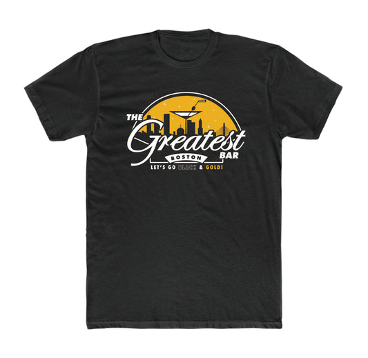 The Greatest Bar - Black & Gold Unisex Cotton T-Shirt