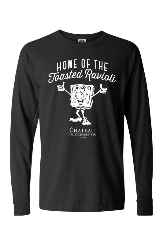 Chateau Home of the Toasted Rav Comfort Colors Long Sleeve T-Shirt - Mens