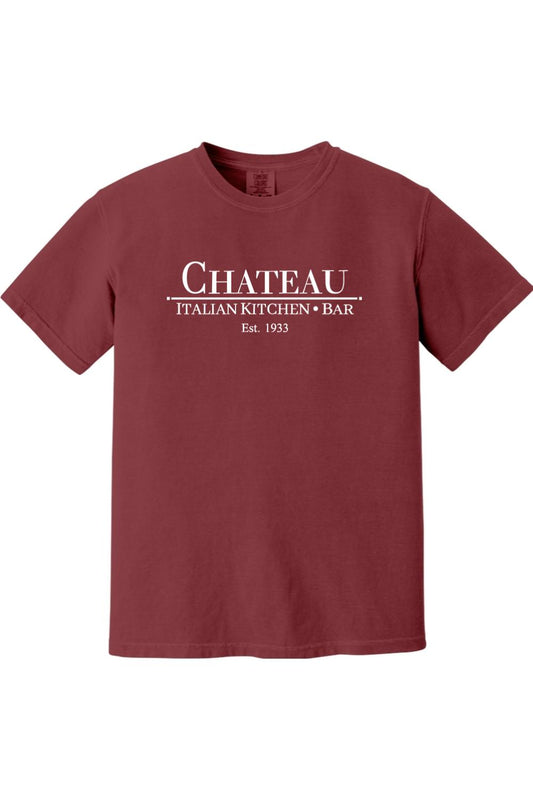 Chateau Italian Kitchen & Bar Large Logo Comfort Colors T-Shirt - Mens Adult