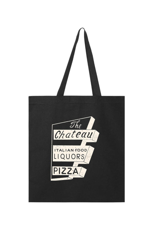 Chateau Throwback Sign Cotton Canvas Tote