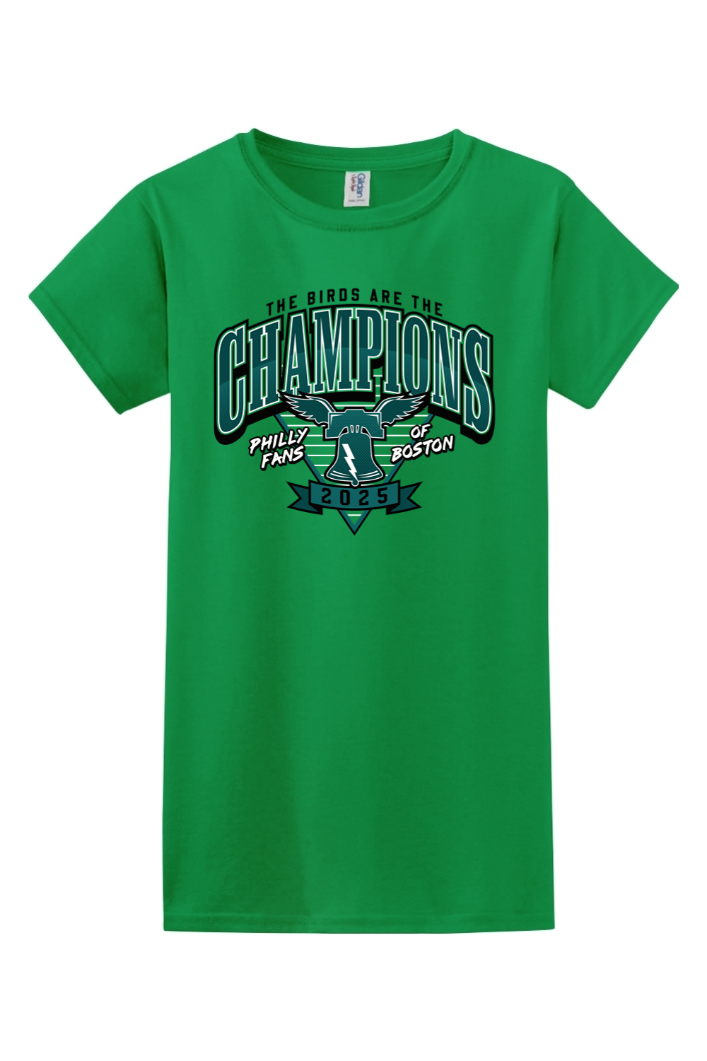 2025 Champs Philly Fans of Boston Cotton T-Shirt - Women's