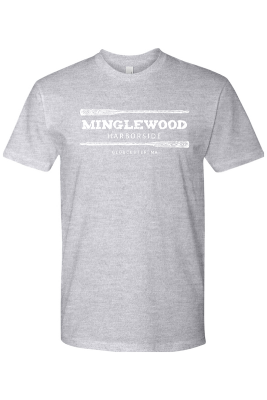Staff Uniform - Minglewood White Logo Unisex Cotton T-Shirt
