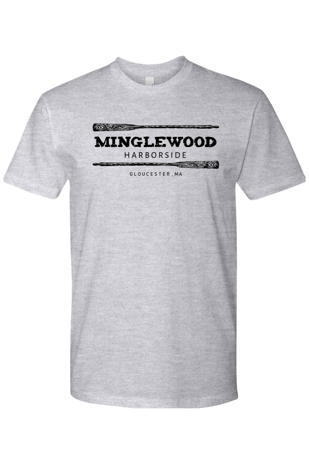 Staff Uniform - Minglewood Black Logo Mens Cotton T-Shirt