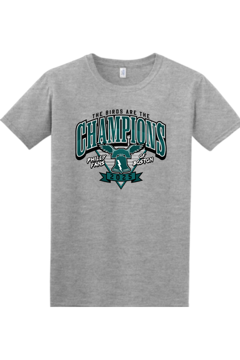 2025 Champs Philly Fans of Boston Cotton T-Shirt - Mens
